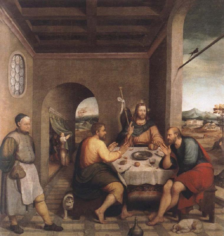 Jacopo Bassano The meal in Emmaus France oil painting art